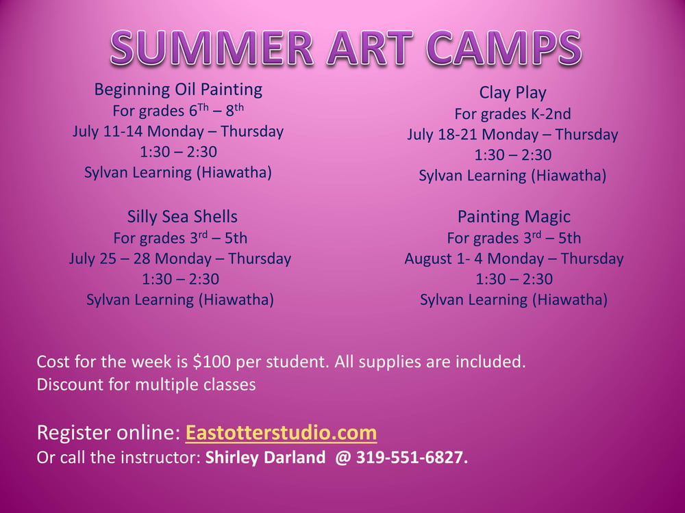 2021 summer art camp 
